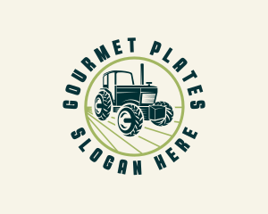 Agriculture Farming Tractor logo design