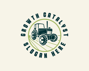 Agriculture Farming Tractor logo design