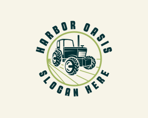 Agriculture Farming Tractor logo design