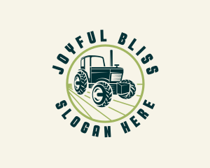 Agriculture Farming Tractor logo design