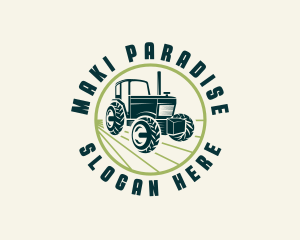 Agriculture Farming Tractor logo design