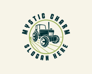 Agriculture Farming Tractor logo design