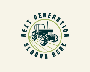 Agriculture Farming Tractor logo design