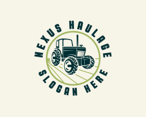 Agriculture Farming Tractor logo design