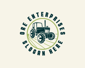 Agriculture Farming Tractor logo design