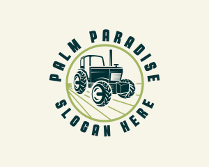 Agriculture Farming Tractor logo design