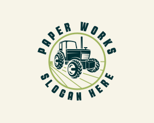 Agriculture Farming Tractor logo design