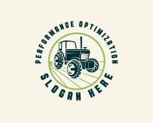 Agriculture Farming Tractor logo design