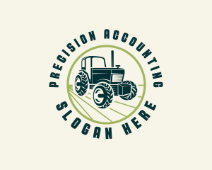 Agriculture Farming Tractor logo design