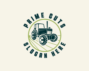 Agriculture Farming Tractor logo design