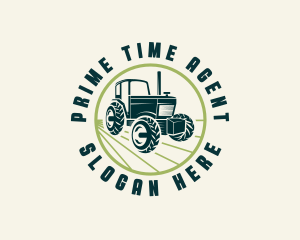 Agriculture Farming Tractor logo design