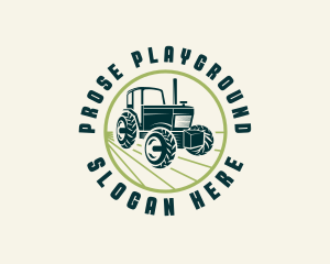 Agriculture Farming Tractor logo design