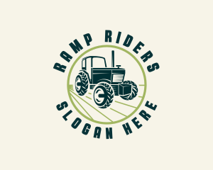 Agriculture Farming Tractor logo design