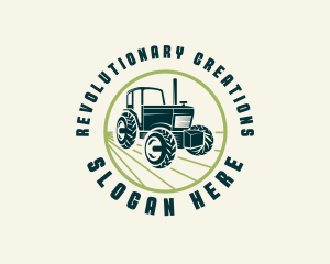 Agriculture Farming Tractor logo design