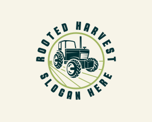 Agriculture Farming Tractor logo design