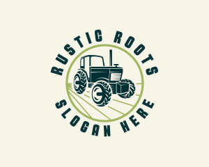 Agriculture Farming Tractor logo design