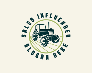 Agriculture Farming Tractor logo design