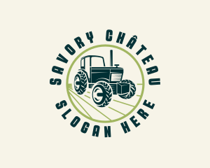 Agriculture Farming Tractor logo design