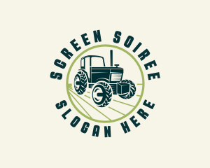 Agriculture Farming Tractor logo design