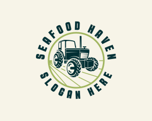 Agriculture Farming Tractor logo design