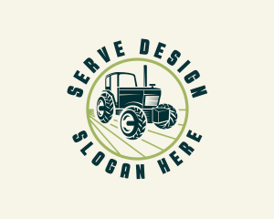 Agriculture Farming Tractor logo design