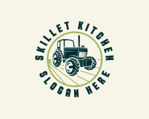 Agriculture Farming Tractor logo design