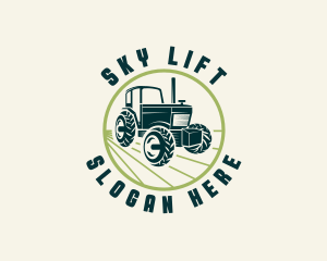 Agriculture Farming Tractor logo design