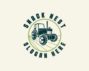 Agriculture Farming Tractor logo design