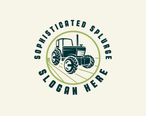 Agriculture Farming Tractor logo design