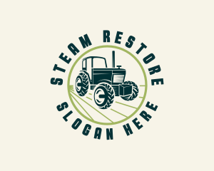 Agriculture Farming Tractor logo design