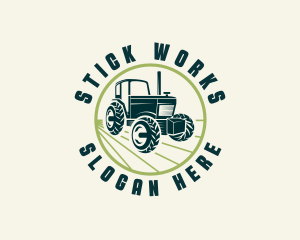 Agriculture Farming Tractor logo design