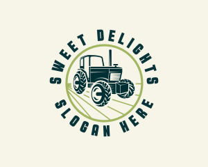 Agriculture Farming Tractor logo design