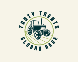 Agriculture Farming Tractor logo design