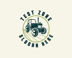 Agriculture Farming Tractor logo design