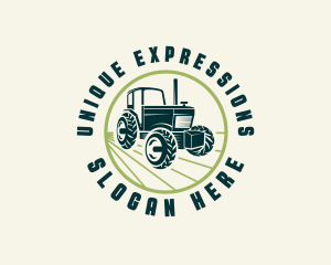 Agriculture Farming Tractor logo design