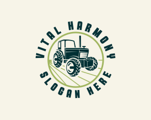 Agriculture Farming Tractor logo design