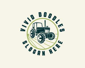 Agriculture Farming Tractor logo design