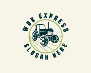 Agriculture Farming Tractor logo design