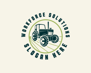 Agriculture Farming Tractor logo design