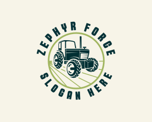 Agriculture Farming Tractor logo design