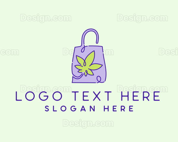 Weed Paper Bag Logo