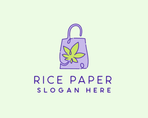 Weed Paper Bag logo design