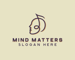 Music Therapy Mindfulness logo design