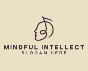 Music Therapy Mindfulness logo design