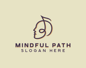 Music Therapy Mindfulness logo design