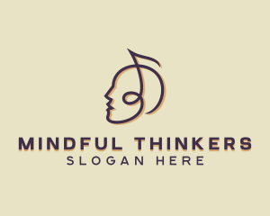 Music Therapy Mindfulness logo design