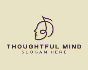 Music Therapy Mindfulness logo design