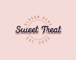 Retro Cursive Business logo design