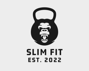 Gorilla Kettlebell Fitness logo design