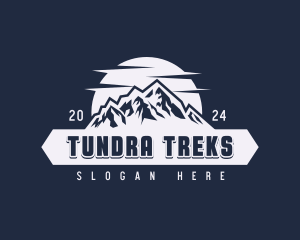 Mountain Scenery Banner logo design